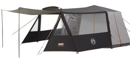 Coleman octagon cabin front - cabin,