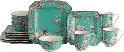 Adelaide blue piece - blue, floral