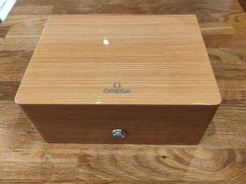 Genuine omega wooden watch box - omega,
