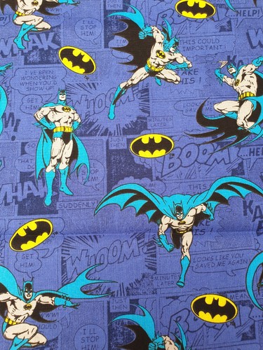 Batman blue fabric 100 - blue,