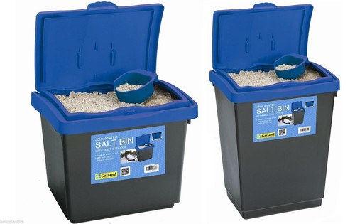 Grit rock salt storage bin - rock,