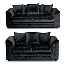 Corner Crushed Velvet Sofa