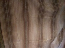 Vintage Retro Curtains  Pink White Etc Stripe Huge 79" Drop X 136" Wide 60 70s