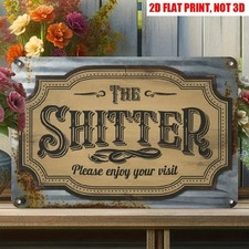 Retro Funny Text Metal Sign