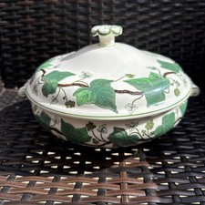 Wedgwood Napoleon Ivy Green Edge - Lugged Handled Lidded Vegetable Tureen Repair