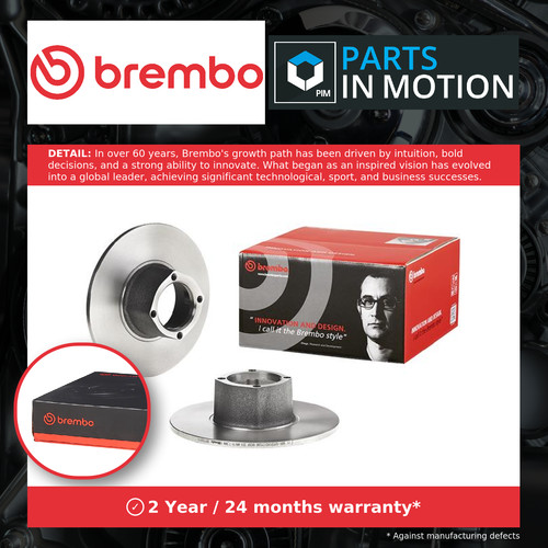 Brake discs pair solid - discs,