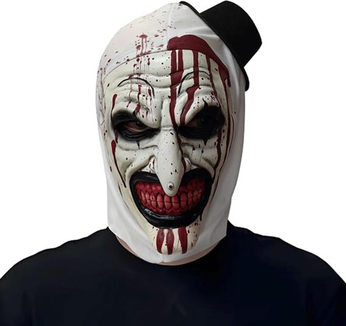 Scary halloween clown - clown, latex