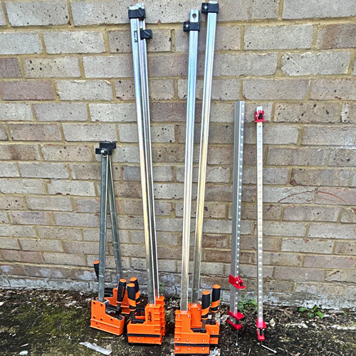 Long wood working clamps