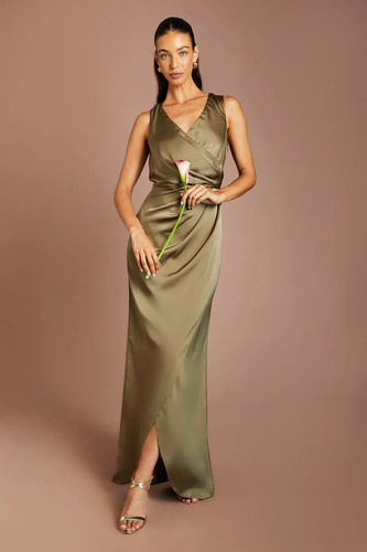 Coast olive line dress - coast,