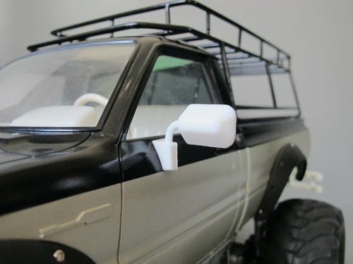 Pair rubber side mirror tamiya - side,