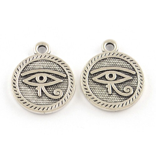 Tibetan silver charms eye - silver, of
