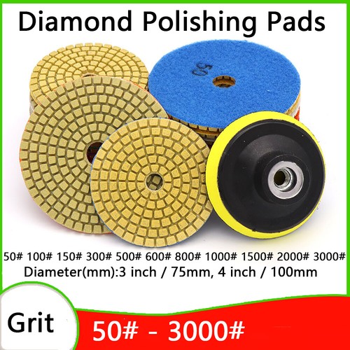 Diamond polishing pads - polishing, 4"