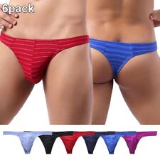 6 Pack Mens Thongs Bikini