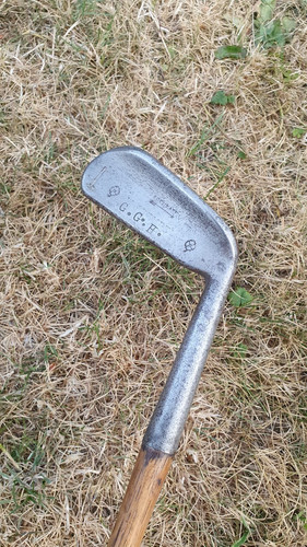 Hickory heavy flanged putter - hickory,