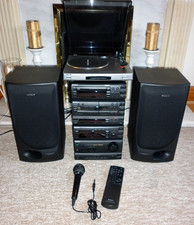 Quality Sony Hi-Fi Separates System MHC-4900 with Speakers & Sony Turntable