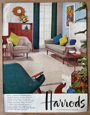 Harrods advert 1961 - harrods,