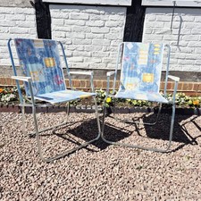Vintage Garden Deck Chairs x2