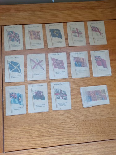 Kensitas silk flag cards
