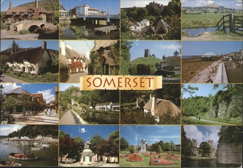 Vintage somerset topographical - vintage,