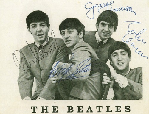 The beatles signed - the,