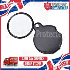 SMALL FOLDING MAGNIFIER GLASS POCKET SIZE POCKET MAGNIFYING LENS MINI EYE LOUPE