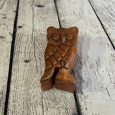 Carved Standing Owl 4 Bit