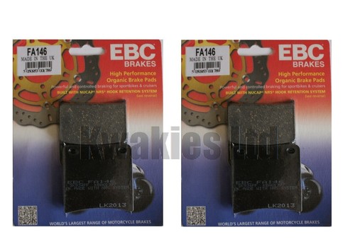 Ebc front brake pads fa146 - ebc,