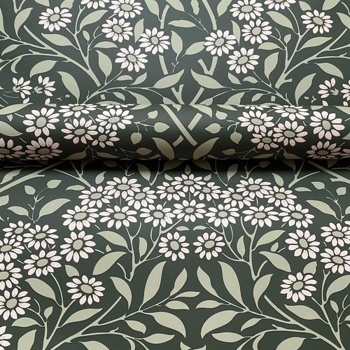 Botanical damask wallpaper - damask,