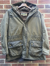 Barbour Durham wax jacket L . Sage green. 