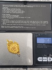 22k Gold Pendant From Dubai
