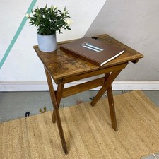 1960 Mid Century Folding Vintage School Desk Vintage from the 1960s