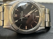 A 1950s VINTAGE ROLEX OYSTER SPEEDKING PRECISION STAINLESS STEEL WATCH REF 6421