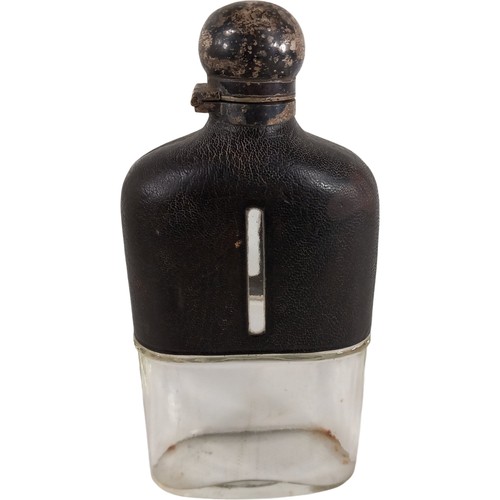 Vintage hip flask - hip, metal