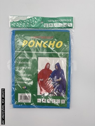 New lightweight poncho 100 - lightweight,