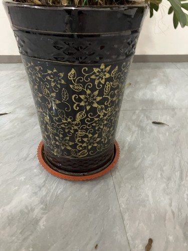Large round black gold - large,