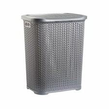 Large Plastic Laundry Basket Clothes Washing Bin Hamper Storage Organiser