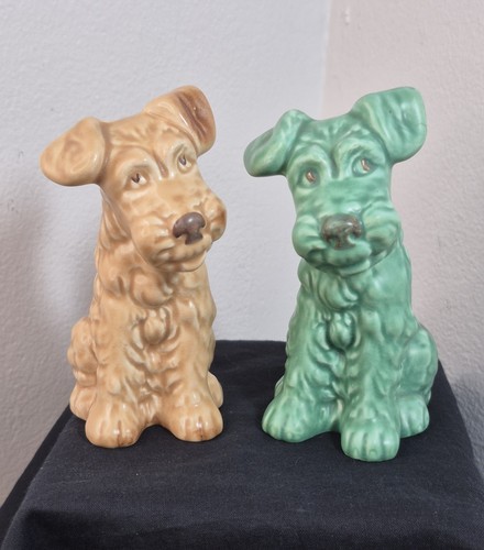 Pair vintage sylvac scottie - pair, of