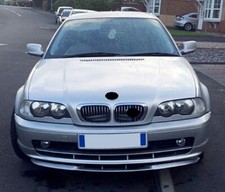 For BMW 3 Series E46 Compact Cup Front Spoiler Front Lip Front Lip + Mounting Material