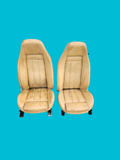 BENTLEY CONTINENTAL GTC 2008 PAIR OF LEATHER FRONT SEATS - CREAM