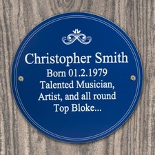 Personalised Blue Heritage