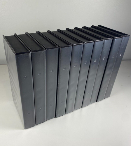 Lot black vhs tape - of,