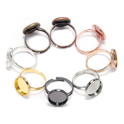 Pcs 25mm ring blanks diy - pcs, 8-25mm