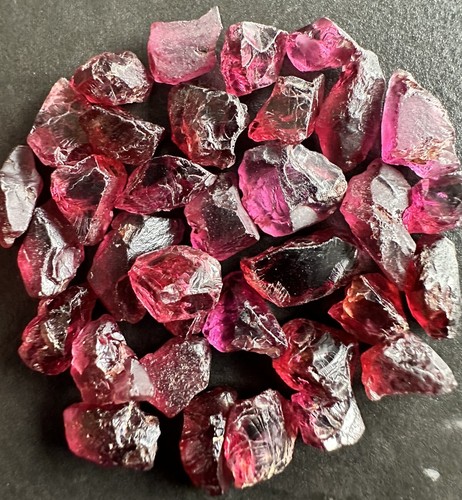 Natural garnet lot - natural,