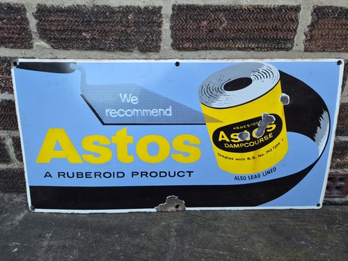 Vintage enamel sign - enamel,