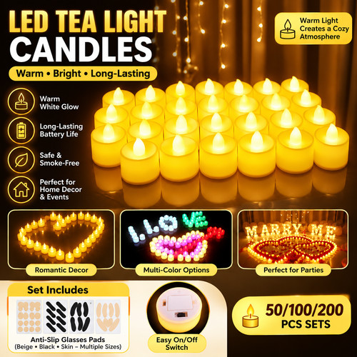 50pcs led tea - 50pcs, lights