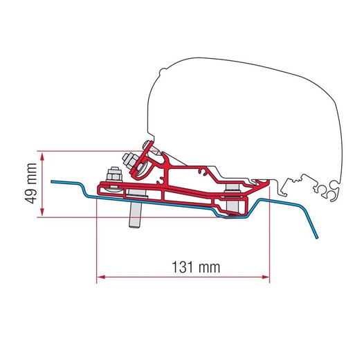 Fiamma adapter ford - adapter, h3