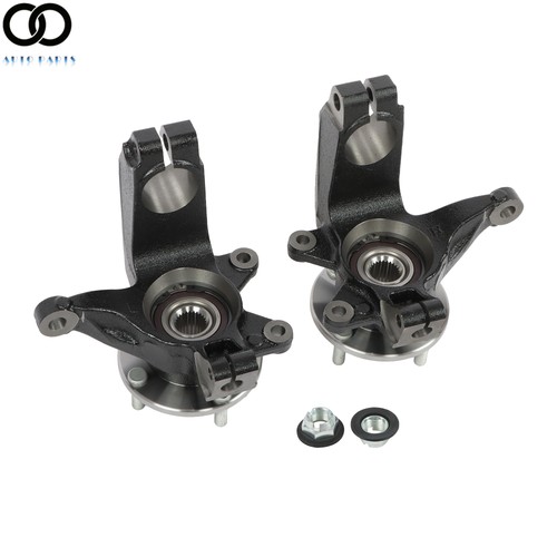 Front steering knuckle wheel - front, knuckle+wheel