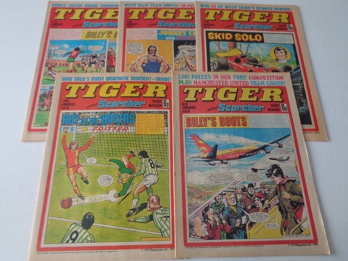 Tiger and scorcher comics - tiger,