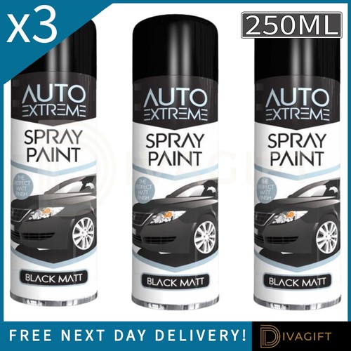 Matt black aerosol - matt,