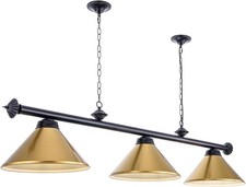 Industrial 3-Light Pool Table